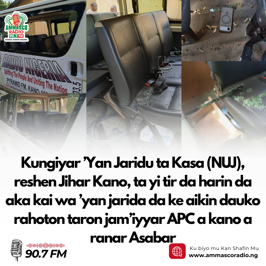NUJ  reshen Kano ta yi tir da harin da aka kai wa ’yan jarida da ke aikin dauko rahoton taron jam’iyyar APC a kano a ranar asaba